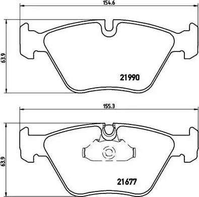 BREMBO P06065 Передние тормозные колодки в наличии Киев