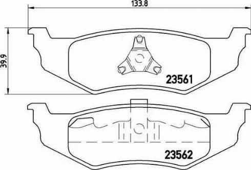 P11010 Колодки тормозные задние дисковые купить Тернополь