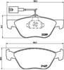 Колодки тормозные передние дисковые P23077 BREMBO