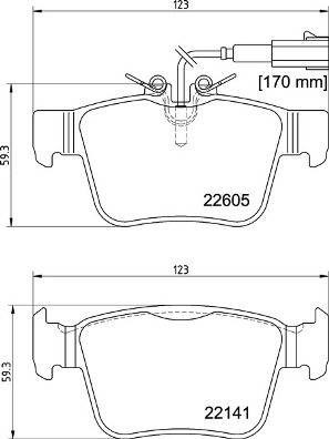 Колодки дисковые  P23180 BREMBO