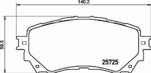 Колодки тормозные P49048 BREMBO