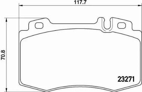 Колодки тормозные P50041 BREMBO