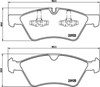 Тормозные колодки P50063 BREMBO