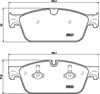 Колодки тормозные передние дисковые P50102 BREMBO