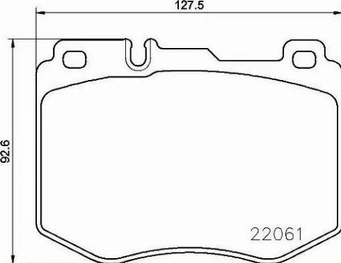 Тормозные колодки P50120 BREMBO