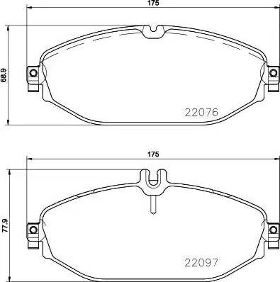 Колодки P50124 BREMBO