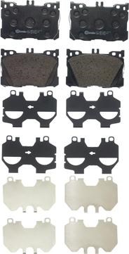 Колодки тормозные дисковые комплект P50139 BREMBO