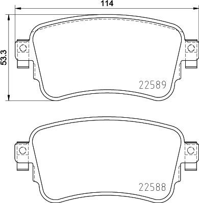 P61133 Колодки тормозные задние дисковые купить Ужгород
