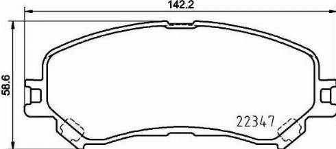 Передние тормозные колодки P68067 BREMBO