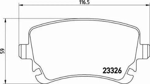 Колодки тормозные задние, дисковые P85076 BREMBO