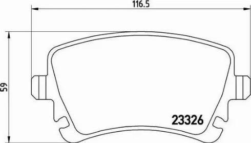 BREMBO P85083 Задние тормозные колодки в наличии Каменское