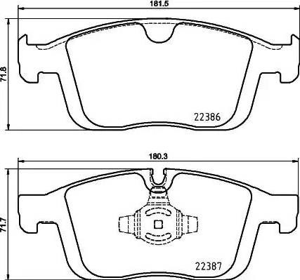 Передние тормозные колодки P86026 BREMBO
