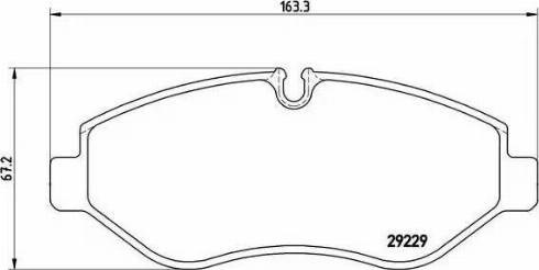 Тормозные колодки PA6026 BREMBO