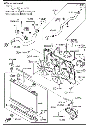 Рамка вентилятора PE1115210 MAZDA