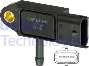 DELPHI PS10228 Датчик давления наддува в наличии Ровно