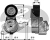 Натяжная планка поликлинового ремня T38397 GATES