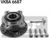 Ступица заднего колеса VKBA6687 SKF