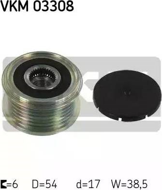 SKF VKM03308 Шкив генератора в наличии Павлоград