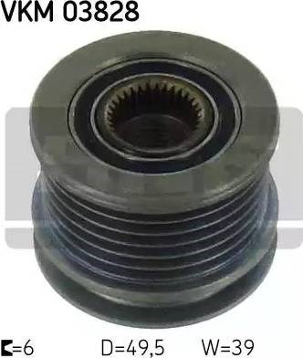 SKF VKM03828 Шкив генератора в наличии Черкассы