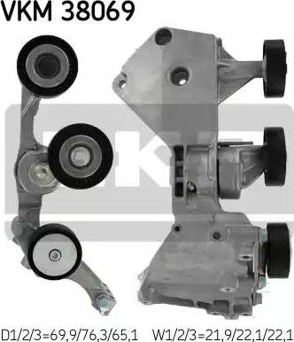 SKF VKM38069 Натяжитель приводного ремня в наличии Ровно