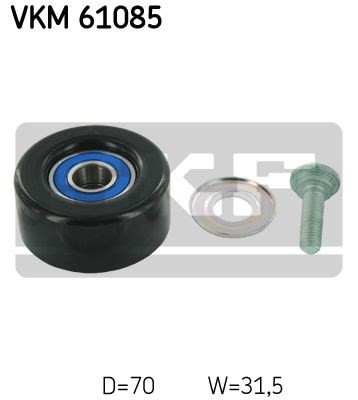 SKF VKM61085 Ролик натяжителя приводного ремня в наличии Днепр