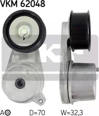 VKM62048 SKF Натяжитель приводного ремня купить в Киев