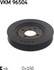 Шкив коленвала VKM96504 SKF