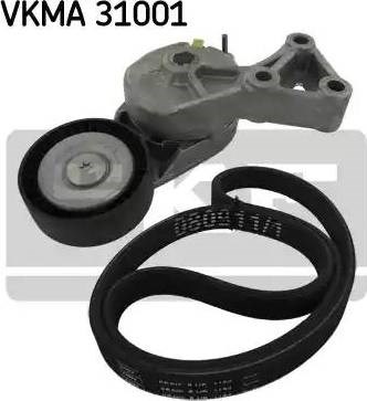 Ремень приводной, комплект VKMA31001 SKF