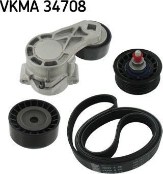 Ремень кондиционера VKMA34708 SKF