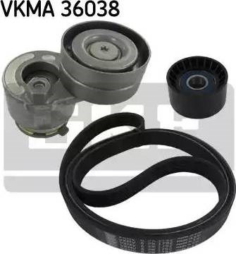 Комплект ременя генератора VKMA 36038