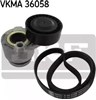 Ремень приводной, комплект VKMA36058 SKF