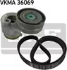 Ремень приводной, комплект VKMA36069 SKF