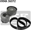 Ремень приводной, комплект VKMA36072 SKF