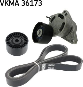 Роликовий модуль натягувача ременя (ролик, ремінь) VKMA 36173