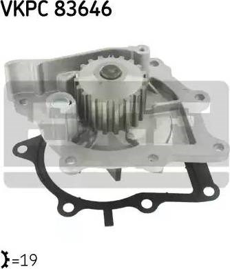 Помпа водяная, (насос) охлаждения VKPC83646 SKF