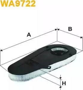Воздушный фильтр двигателя WA9722 WIX