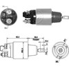 Втягивающее реле стартера ZM1382 ZM