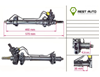 Реечный рулевой механизм DSR833L DELCO REMY