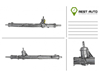 Реечный рулевой механизм JRP106 TRW