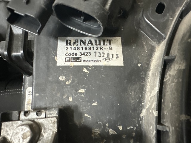 RENAULT 214816812R Диффузор радиатора охлаждения, в сборе с мотором и крыльчаткой в наличии Ровно