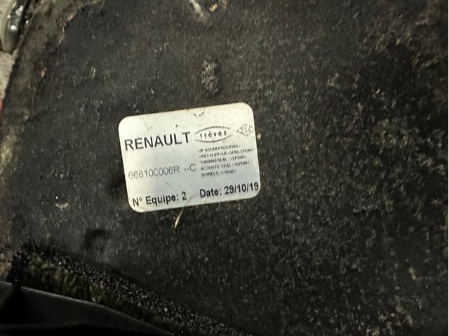 RENAULT 668100006R Водосток лобового стекла, жабо в наличии Полтава