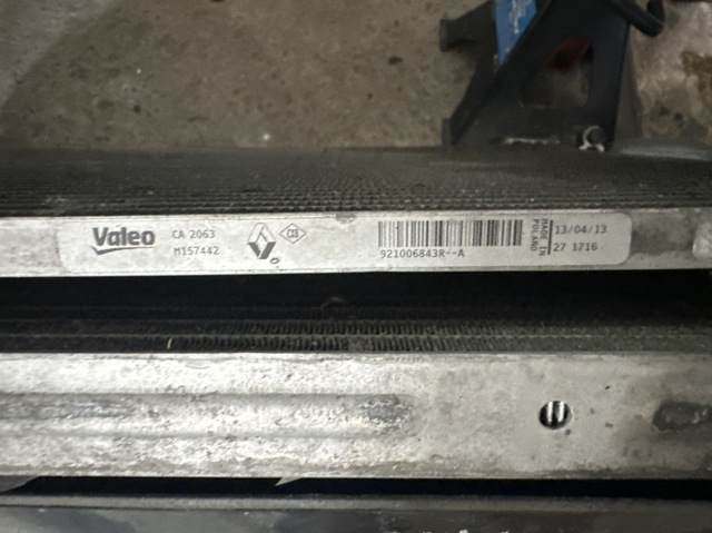 921006843R RENAULT Радиатор кондиционера купить в Каменское