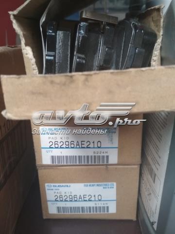 Колодки 26296AE210 SUBARU