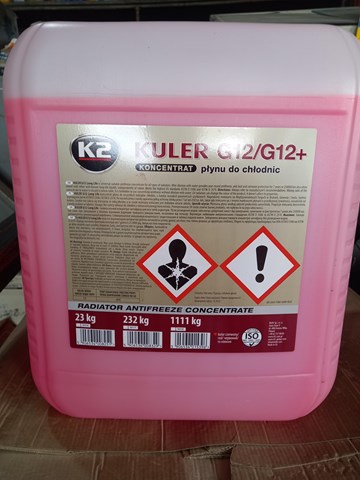     k2 kuler konc. 20kg red, концентрат антифризу червоний   W416C