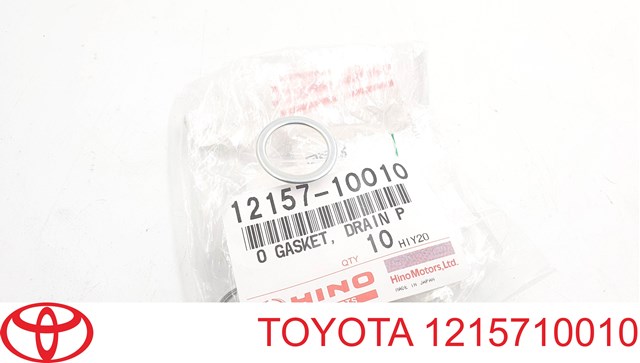 1215710010 Toyota прокладка пробки поддона акпп