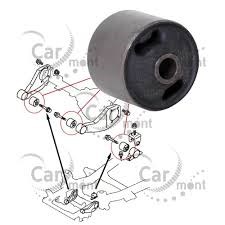 Сайлентблок траверсы крепления переднего редуктора MR992363 MITSUBISHI