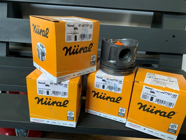 NURAL 8742770750 Поршень в комплекте на 1 цилиндр, 2-й ремонт (+0,50) в наличии Харьков