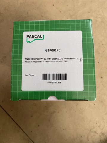 G1P001PC ШРУС наружный передний купить Черновцы