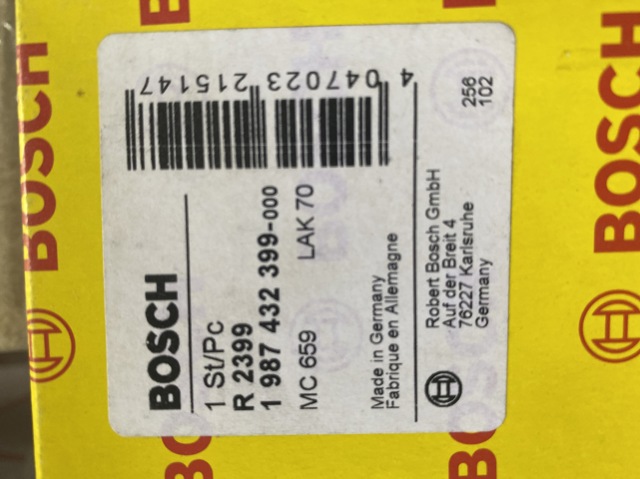 Фильтр салона угольный 1987432399 BOSCH