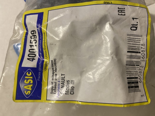 Крепление глушителя 4001599 SASIC